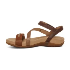Clearance Gabby Adjustable Comfort Sandal – Cognac Multi Women Women's Sandals