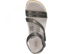 Hot Gabby Adjustable Comfort Sandal – Pewter Women Women's Sandals