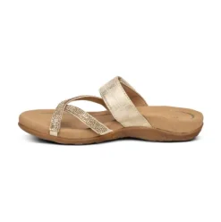 Discount Izzy Sparkle Gold Women's Comfort Sandal Women Women's Sandals