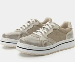 Discount Alyster Cream Retro Lace-up Sneaker Women Women's Shoes