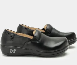 Discount Keli Black Nappa Professional Slip-On Women Women's Shoes