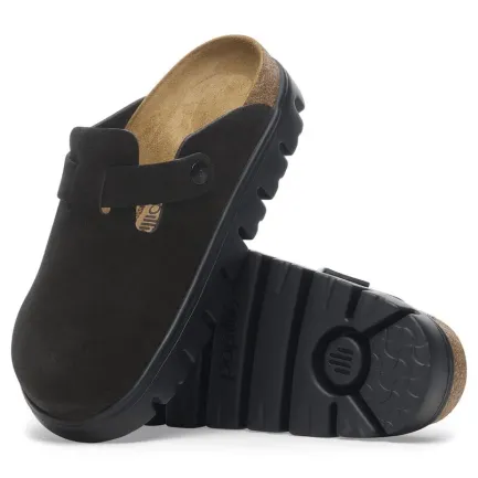 Best Boston Chunky Women's Black Suede Clog Women Women's Shoes