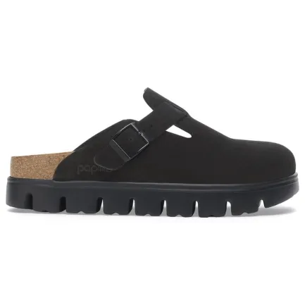 Best Boston Chunky Women's Black Suede Clog Women Women's Shoes