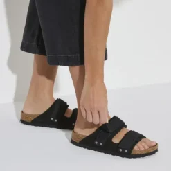 Best Uji Women's Adjustable Slide Sandal Black Women Women's Sandals