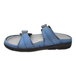 Online Agean 4 Blue Leather Sandal Women Women's Sandals