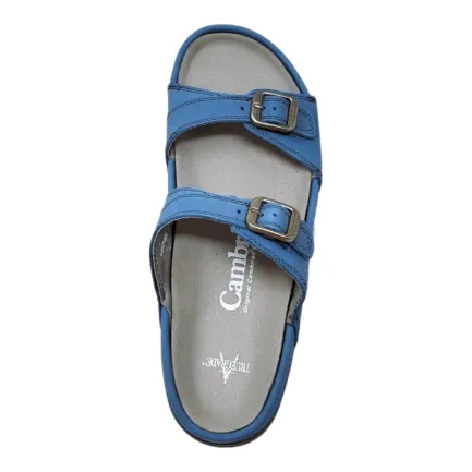 Online Agean 4 Blue Leather Sandal Women Women's Sandals