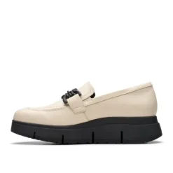 Outlet Loriini Izzy Cream Leather Loafers Women Women's Shoes