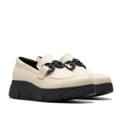 Outlet Loriini Izzy Cream Leather Loafers Women Women's Shoes