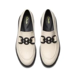 Outlet Loriini Izzy Cream Leather Loafers Women Women's Shoes