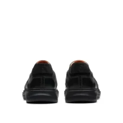 Discount Men's Un Briley Step Black Leather Slip-On Men's Shoes