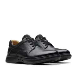 Clearance Un Briley Pace Men's Black Leather Shoes Men's Shoes
