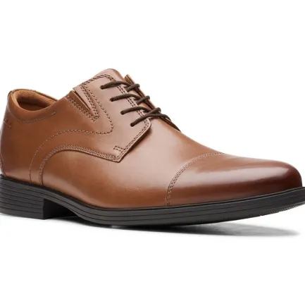 Clearance Whiddon Cap Mens Dress Comfort Brown Leather Men's Shoes