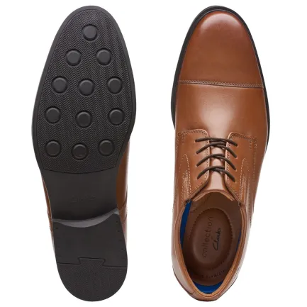 Clearance Whiddon Cap Mens Dress Comfort Brown Leather Men's Shoes