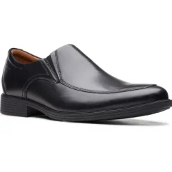 Sale Whiddon Step Slip On Black Leather Men's Shoes