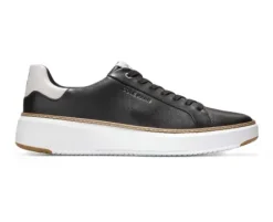 Outlet GrandPro Topspin Men's Black Sneaker Men's Shoes