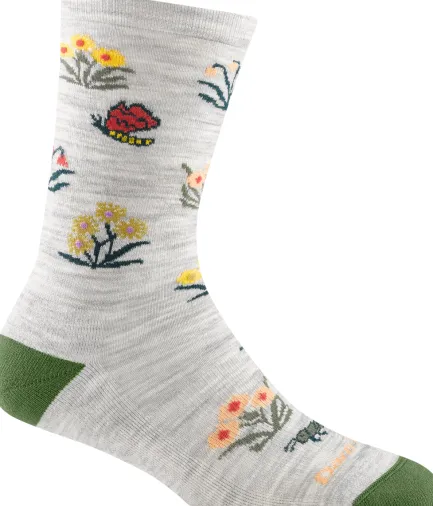 Hot Cottage Bloom Women's Crew Sock Socks