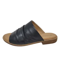 Clearance Lauren 04 Black Women's Slide Sandal Women Women's Sandals