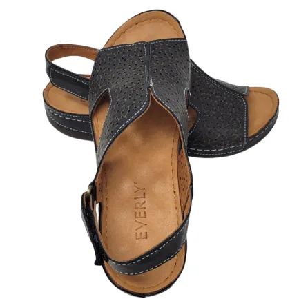 Discount Nancy 01 Black Women's Sandal Women Women's Sandals