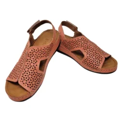 Best Nancy 02 Coral Leather Sandal Women Women's Sandals