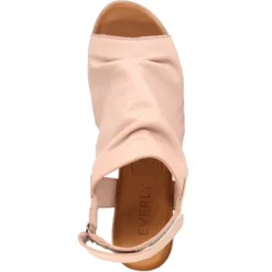 Online Vera 01 Nude Women's Back Strap Leather Sandal Women Women's Sandals