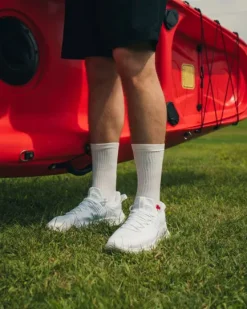 Discount Canadian Bamboo Crew Sock White Socks