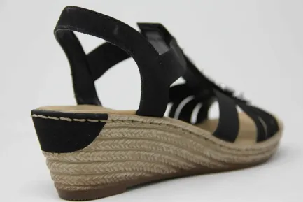 New Ladies 624B4-00 Decorative Wedge Sandal Women Women's Sandals