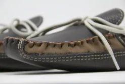 Clearance Leather and Suede Moccasin Men's Slippers