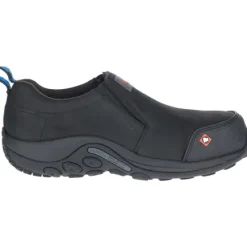 Best Jungle Moc Leather Men's Safety Slip-On Men's Safety