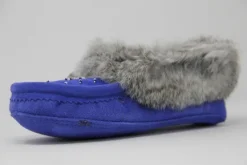 Fashion Moccasins Beaded Fur Collar Women Women's Slippers