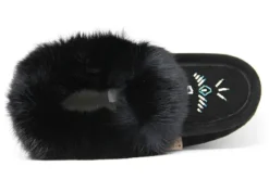 Online Moccasins Beaded Fur Collar Women Women's Slippers