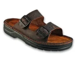 Outlet Mikael Men's Buff 2-strap Slide Men's Sandals
