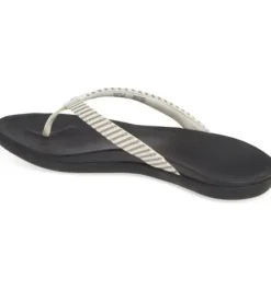 New Ho'opio Beach Thong - Bone Stripe Women Women's Sandals