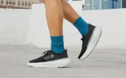 Best OOmy Stride White Black Sneaker Men's Shoes|Men's Athletic