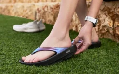 Discount Women's OOLALA LUXE thong sandal - Midnight Spectre Women Women's Sandals