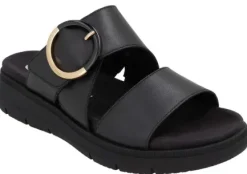 Best D2K52-00 Women's Black Slide Sandal Women Women's Sandals