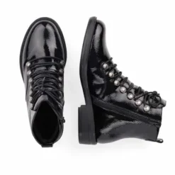 Best R4974-01 Stylish Patent Look Ankle Boot Women Women's Boots