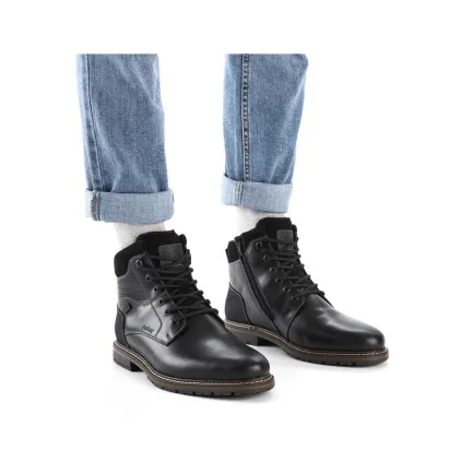 Fashion Men's Lace-Up Leather Boots Men's Winter|Men's Boots