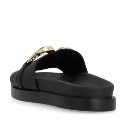 Best W1452-00 REPLY Women's Black Slide Sandal Women Women's Sandals