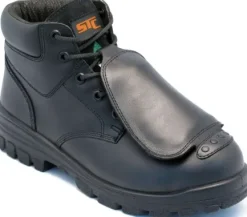 Fashion STC - Shoe Technoloy Press 6" safety boot with external Met Guard - Canadian Footwear Men's Safety