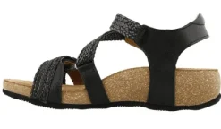 Clearance Trulie Black Women's Back Strap Sandal Women Women's Sandals