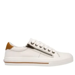 Fashion Z-Soul White/Golden Tan Women's Sneaker Women Women's Shoes