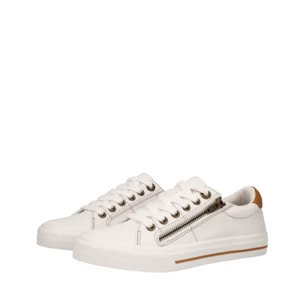 Fashion Z-Soul White/Golden Tan Women's Sneaker Women Women's Shoes
