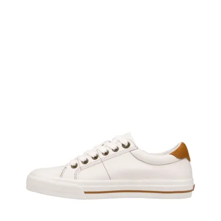 Fashion Z-Soul White/Golden Tan Women's Sneaker Women Women's Shoes