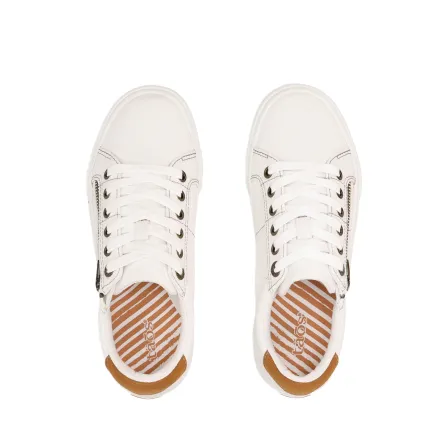 Fashion Z-Soul White/Golden Tan Women's Sneaker Women Women's Shoes