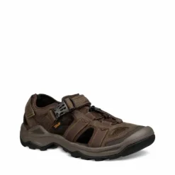 Clearance Men's Omnium 2 Leather Closed Toe Hybrid shoe Turkish Coffee Men's Shoes|Men's Sandals