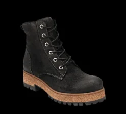 Outlet Toas Main Street Black Rugged Women Women's Boots
